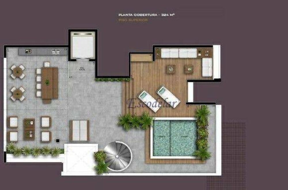 Cobertura, 3 quartos, 348 m² - Foto 6