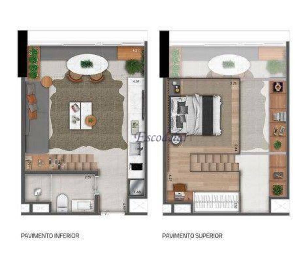 Loft, 27 m² - Foto 4