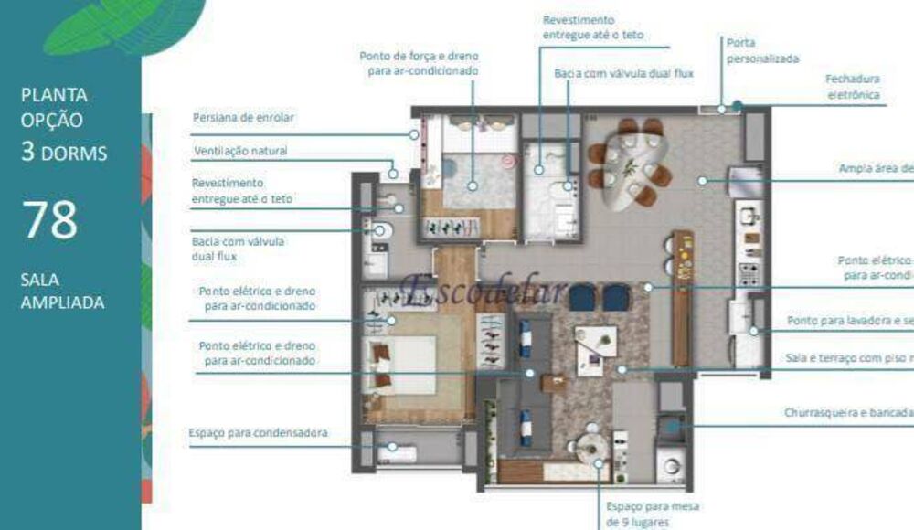 Apartamento, 2 quartos, 64 m² - Foto 4