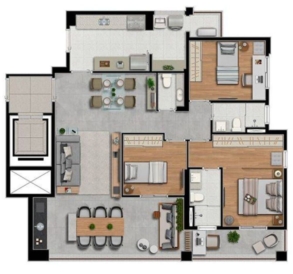 Apartamento, 3 quartos, 110 m² - Foto 19