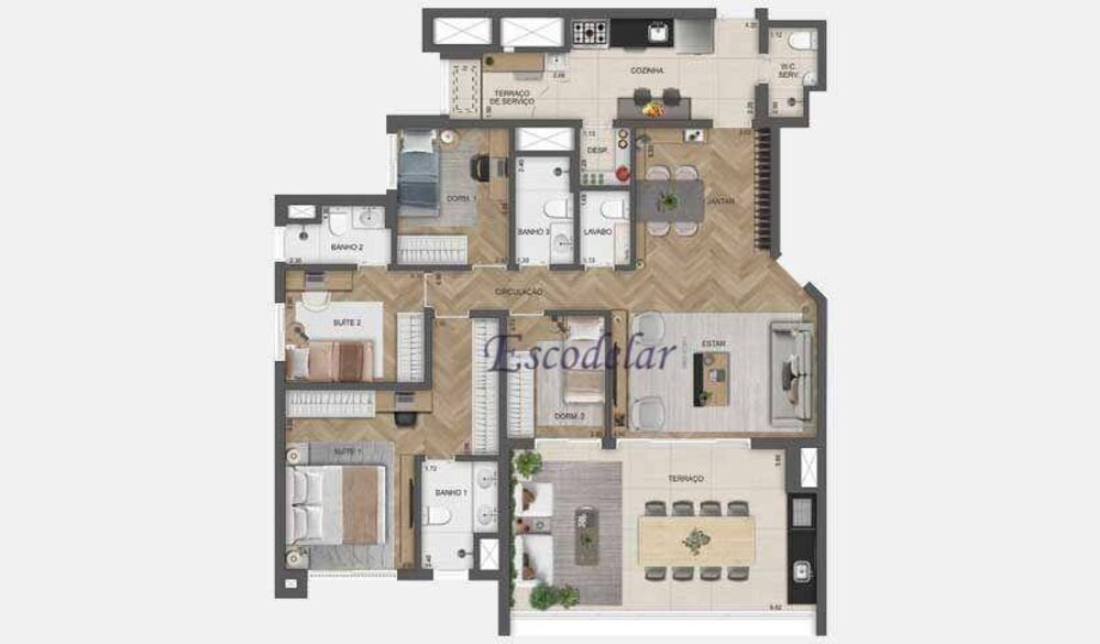 Apartamento, 3 quartos, 105 m² - Foto 34