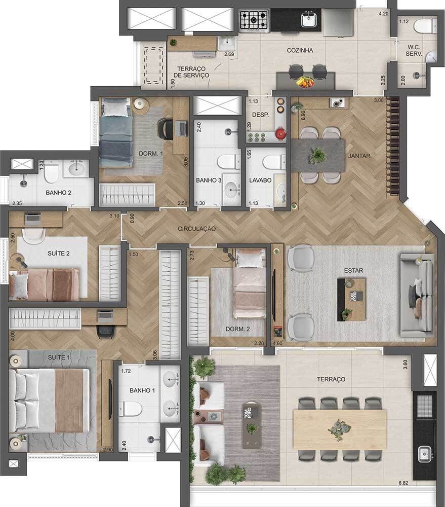 Apartamento, 3 quartos, 105 m² - Foto 30