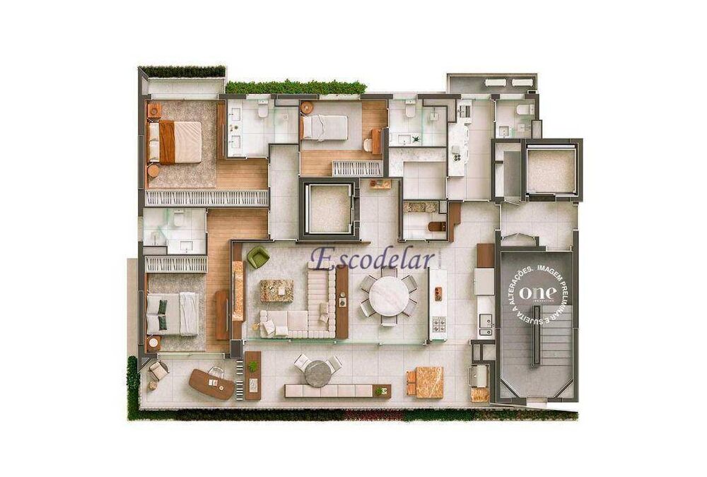 Apartamento, 3 quartos, 173 m² - Foto 2