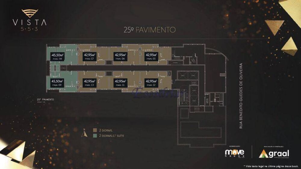 Apartamento, 2 quartos, 43 m² - Foto 4