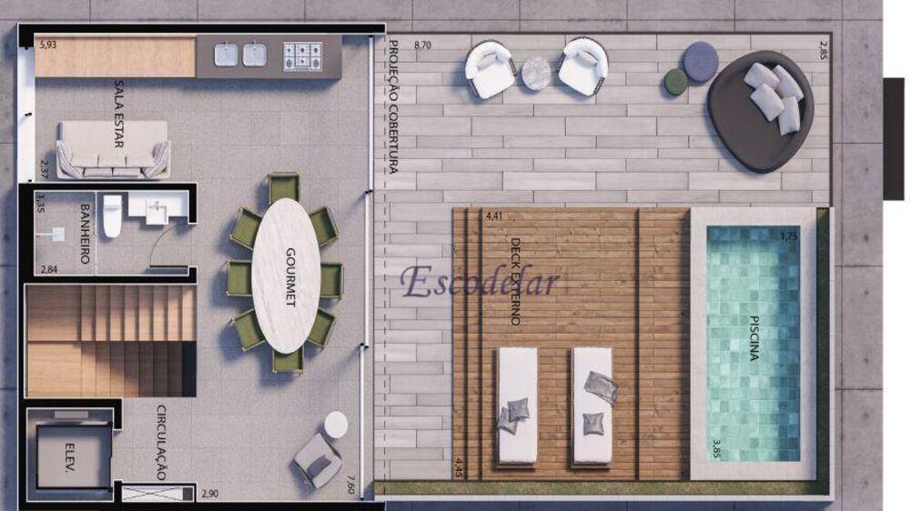Casa de Condomínio à venda com 4 quartos, 592m² - Foto 7