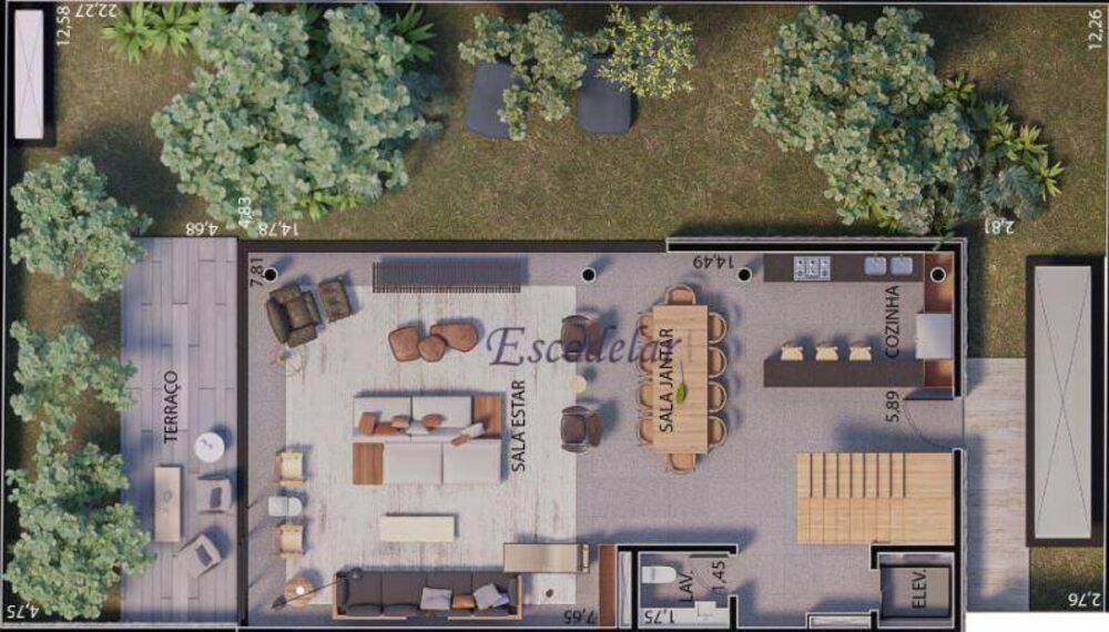 Casa de Condomínio à venda com 4 quartos, 592m² - Foto 5
