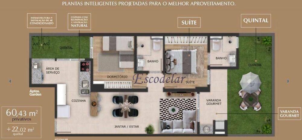 Apartamento, 2 quartos, 82 m² - Foto 8