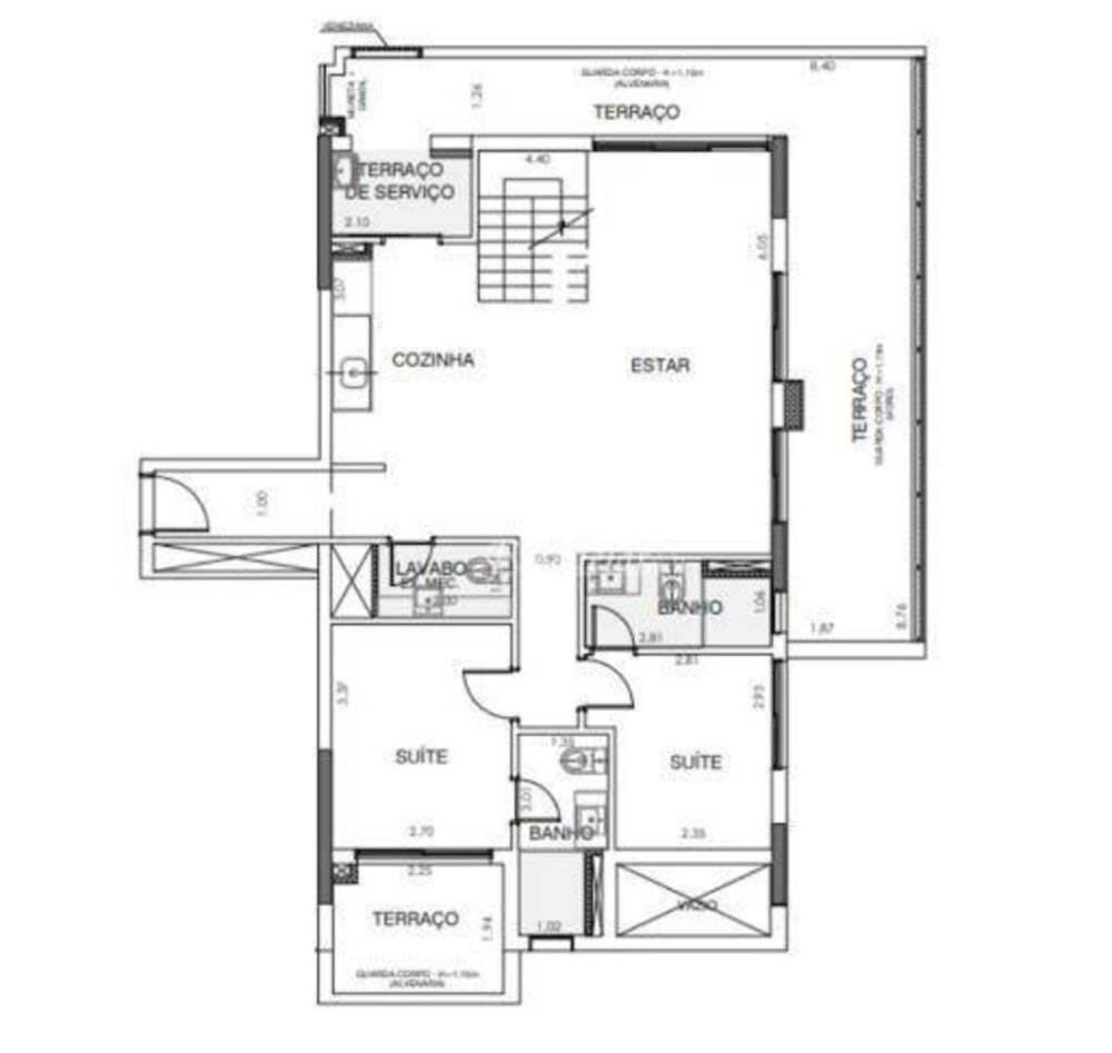 Apartamento, 3 quartos, 117 m² - Foto 3