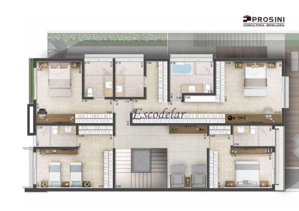 Casa de Condomínio, 4 quartos - Foto 6