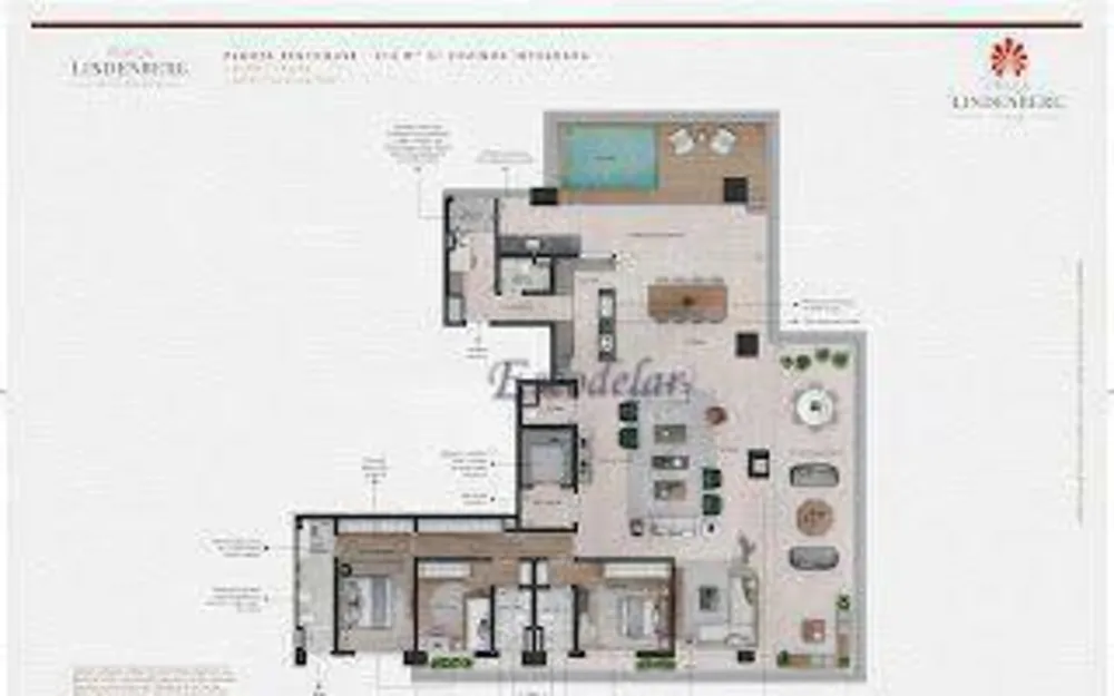 Cobertura, 3 quartos, 314 m² - Foto 1