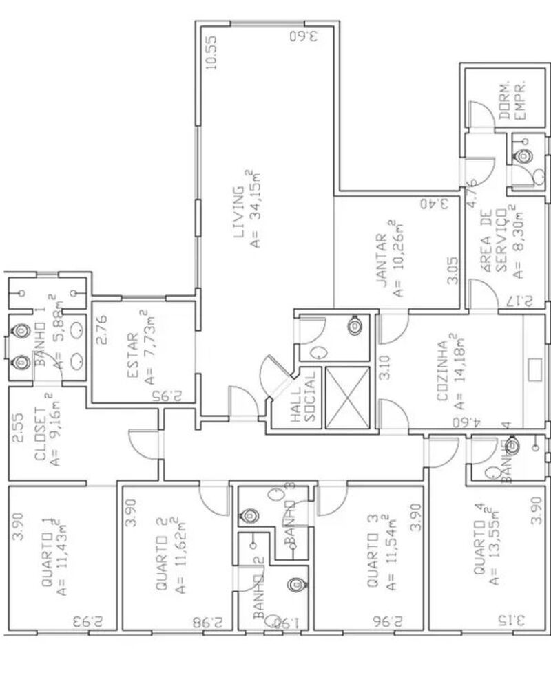 Apartamento, 3 quartos, 210 m² - Foto 40