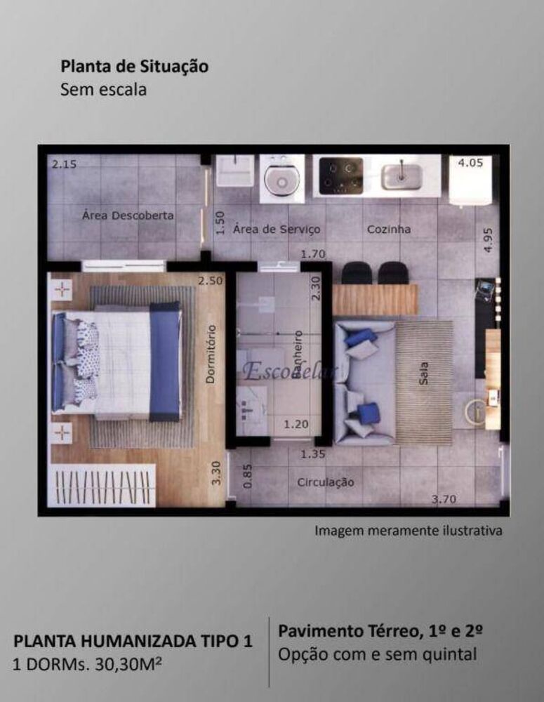 Apartamento, 1 quarto, 30 m² - Foto 4