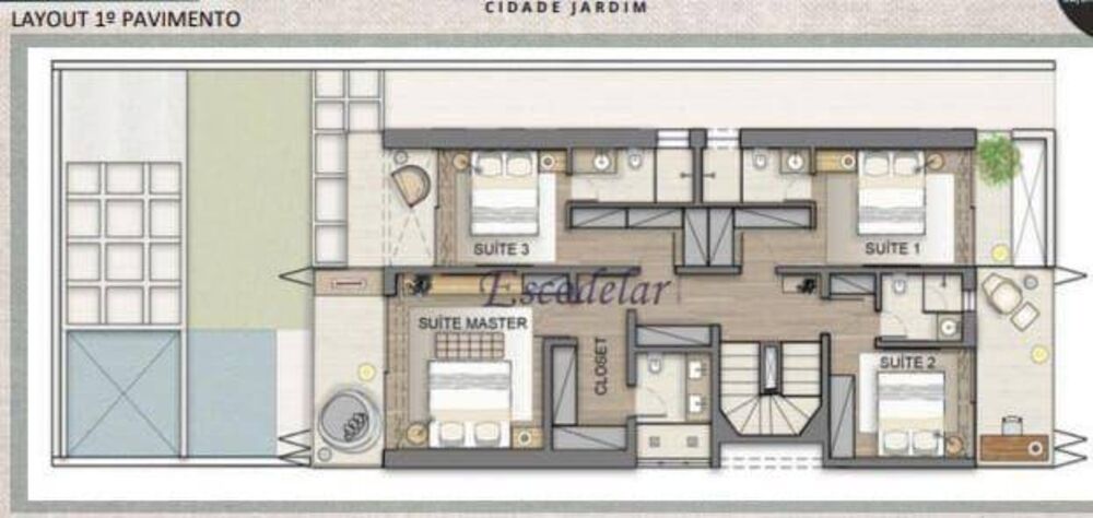 Casa de Condomínio, 3 quartos - Foto 3