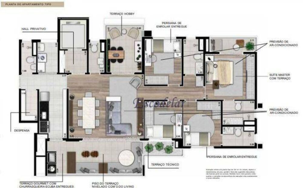 Apartamento, 3 quartos, 211 m² - Foto 4