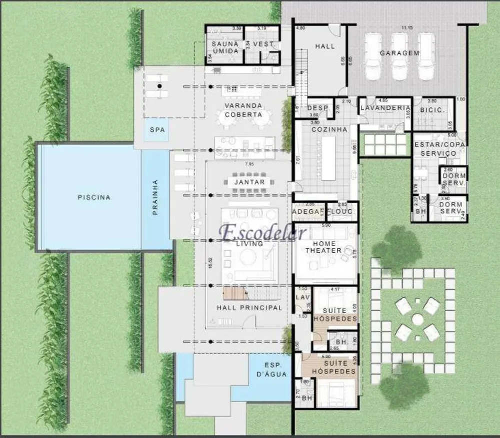 Casa de Condomínio, 6 quartos - Foto 8