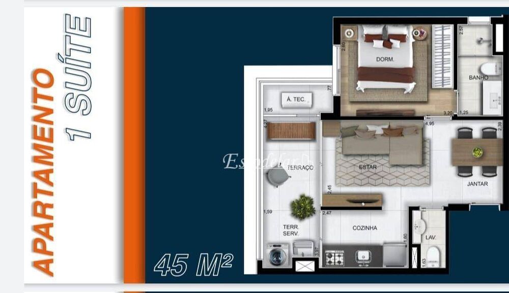 Kitnet-Studio, 28 m² - Foto 9