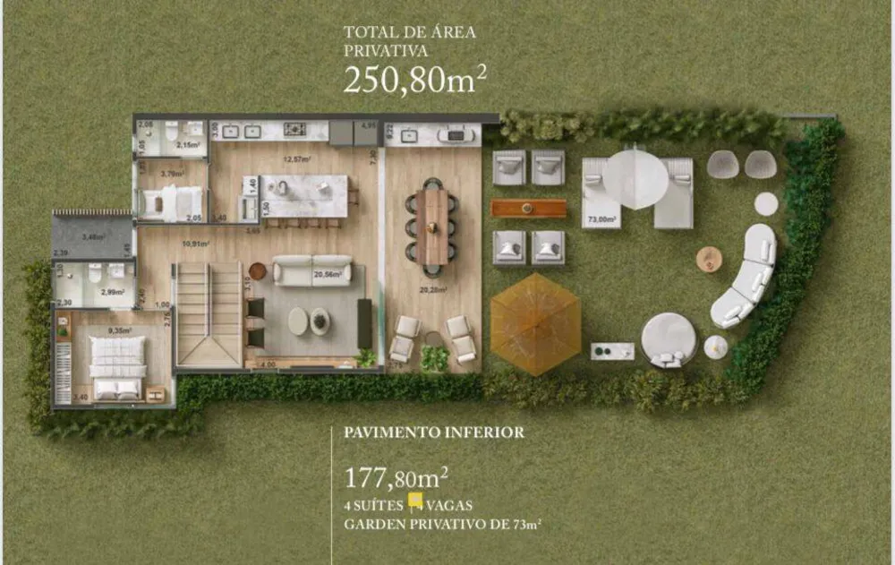 Casa de Condomínio, 4 quartos - Foto 15