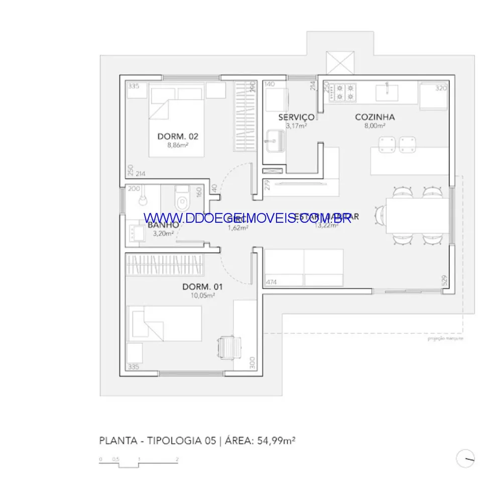 Casa de Condomínio, 2 quartos - Foto 6
