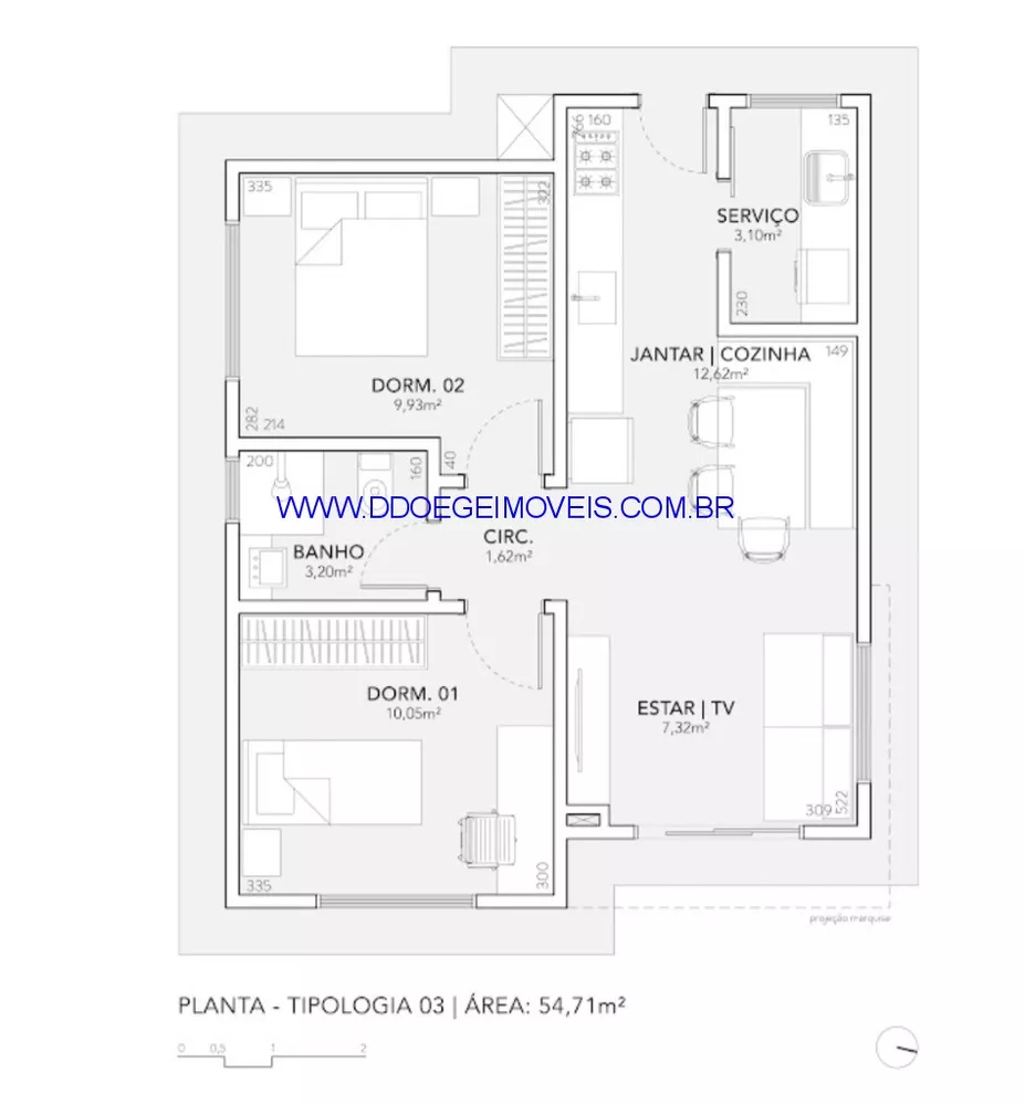 Casa de Condomínio, 2 quartos - Foto 4