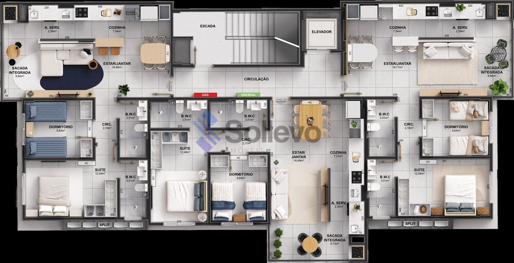 Apartamento, 2 quartos, 72 m² - Foto 7