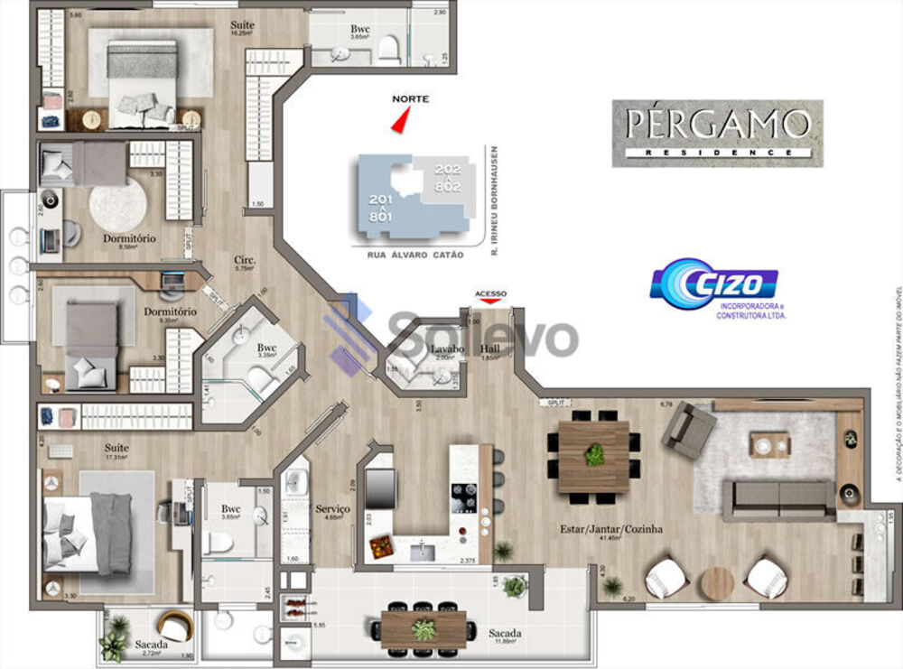 Apartamento, 2 quartos, 78 m² - Foto 7