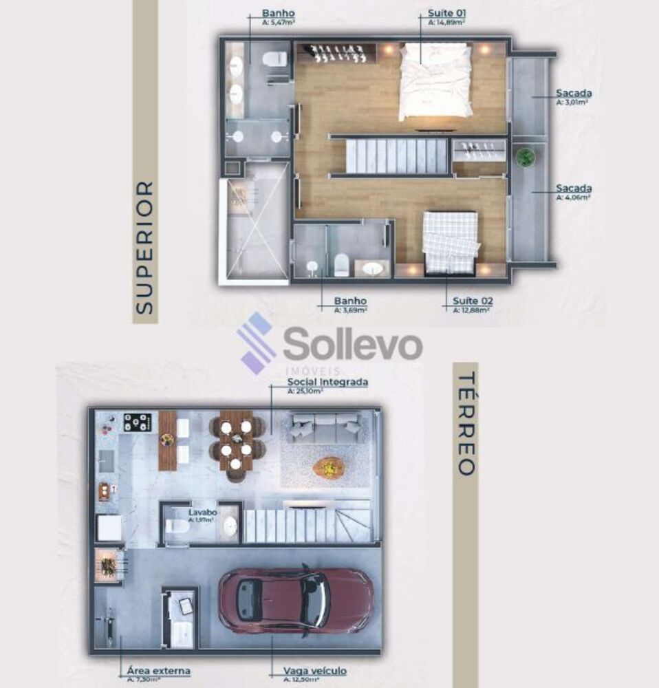 Casa, 2 quartos, 105 m² - Foto 20