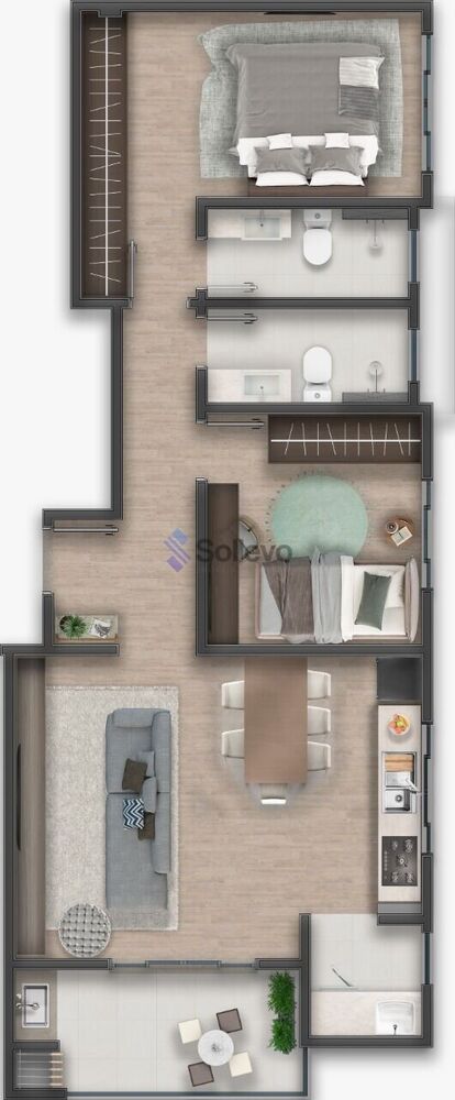 Apartamento, 2 quartos, 73 m² - Foto 6