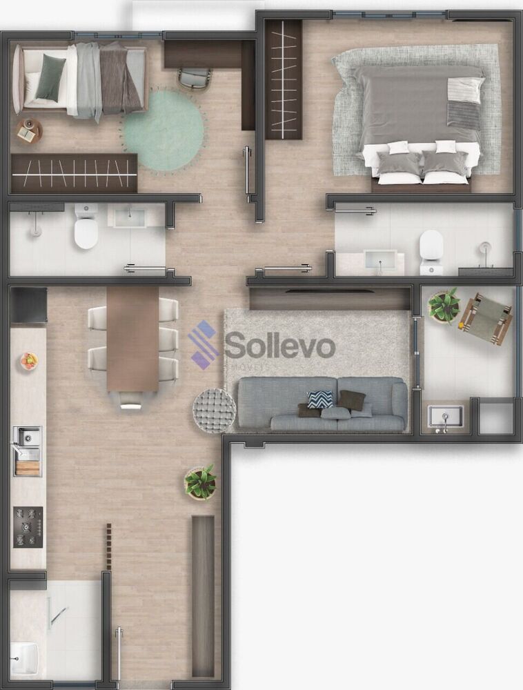 Apartamento, 2 quartos, 73 m² - Foto 7