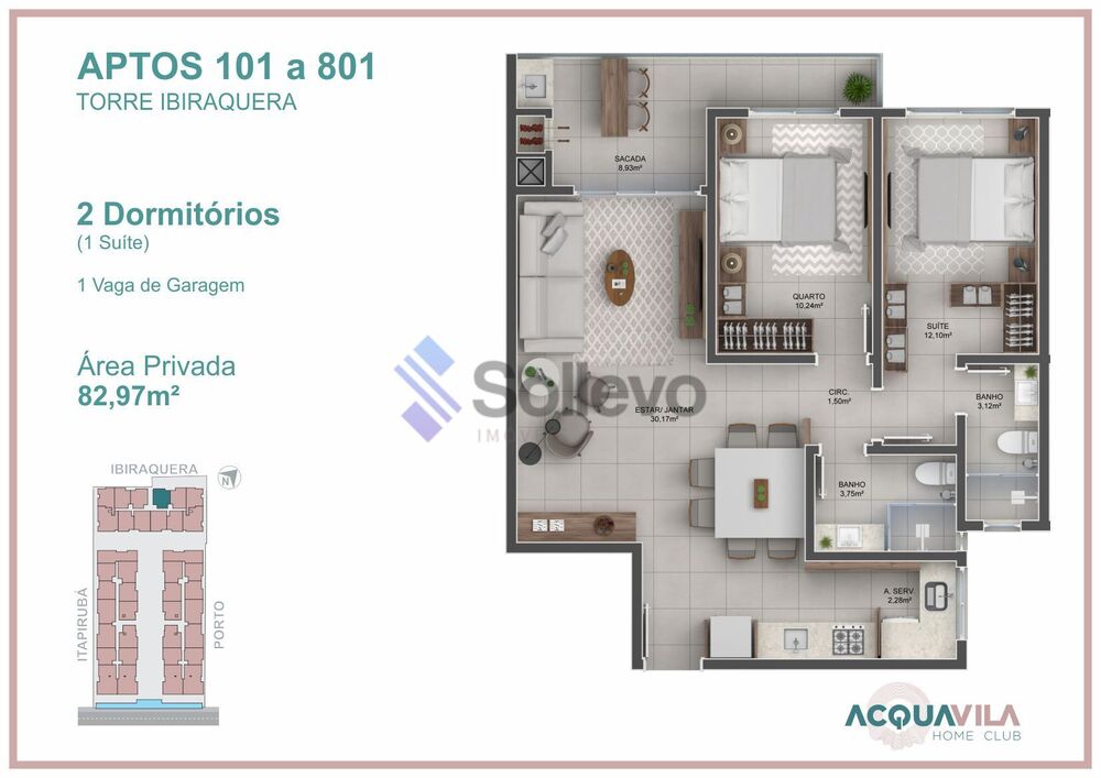 Apartamento, 2 quartos, 82 m² - Foto 17