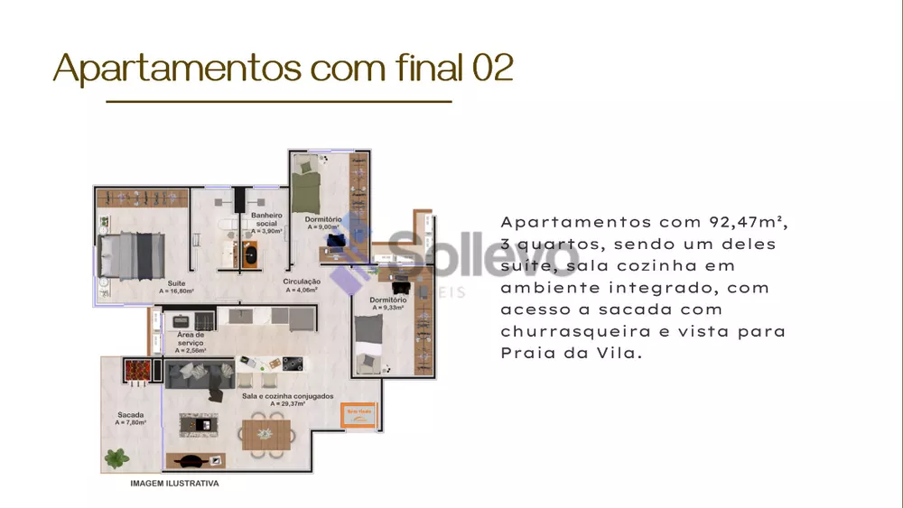 Apartamento à venda com 3 quartos, 92m² - Foto 23