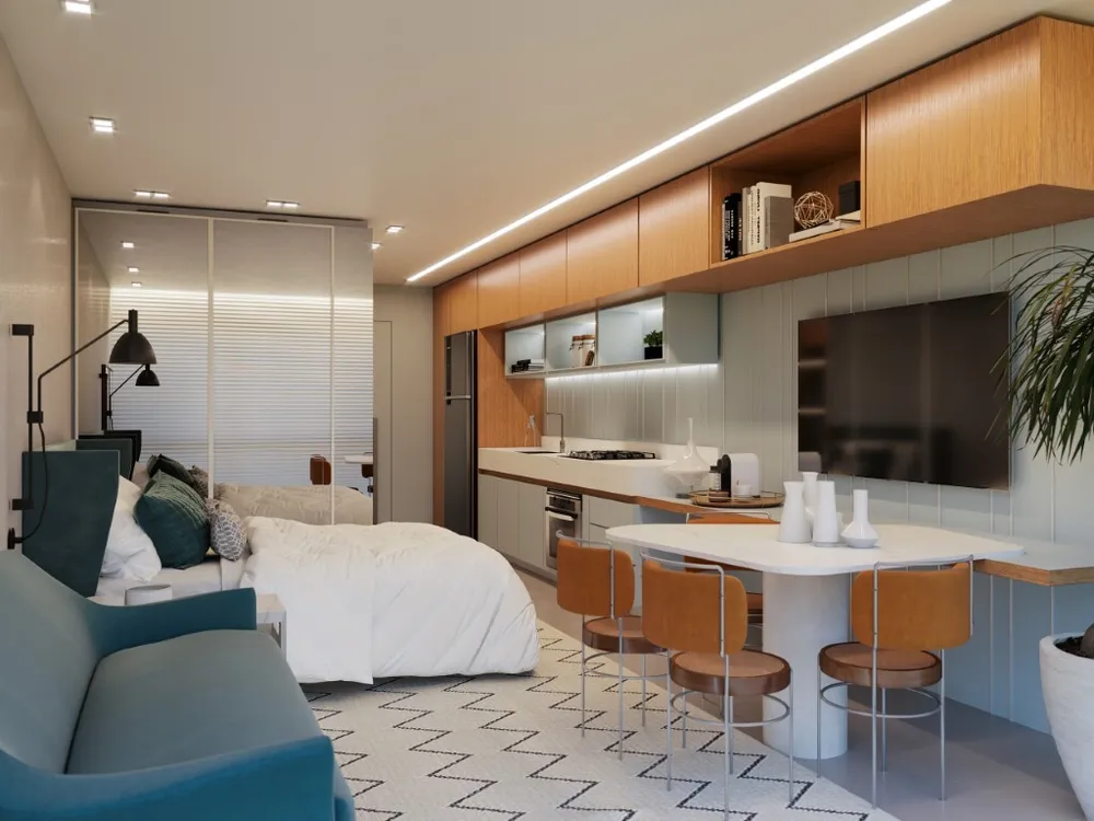Apartamento, 1 quarto, 28 m² - Foto 3