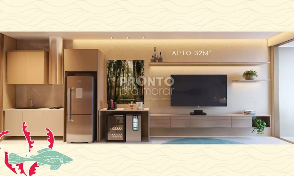 Apartamento, 1 quarto, 32 m² - Foto 1