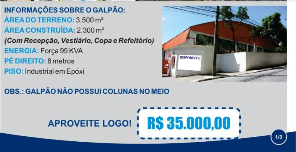 Sala-Conjunto, 2300 m² - Foto 1