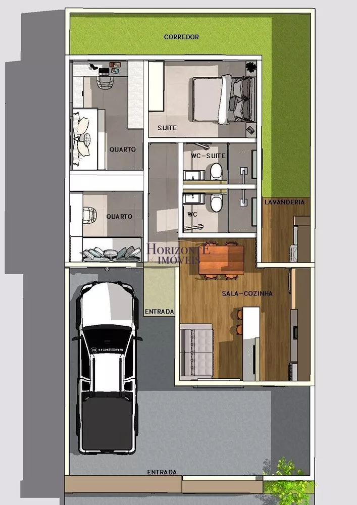 Casa, 2 quartos, 50 m² - Foto 12