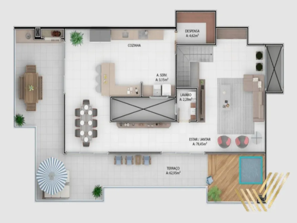 Apartamento, 3 quartos, 200 m² - Foto 16
