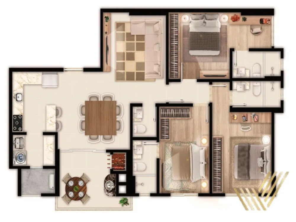Apartamento, 2 quartos, 88 m² - Foto 10
