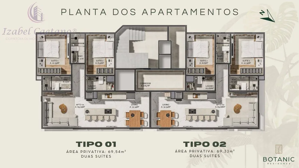 Apartamento, 2 quartos, 69 m² - Foto 12