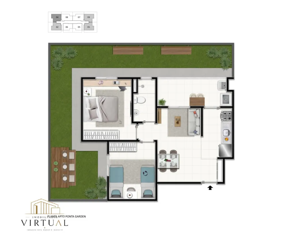 Apartamento, 2 quartos, 49 m² - Foto 6