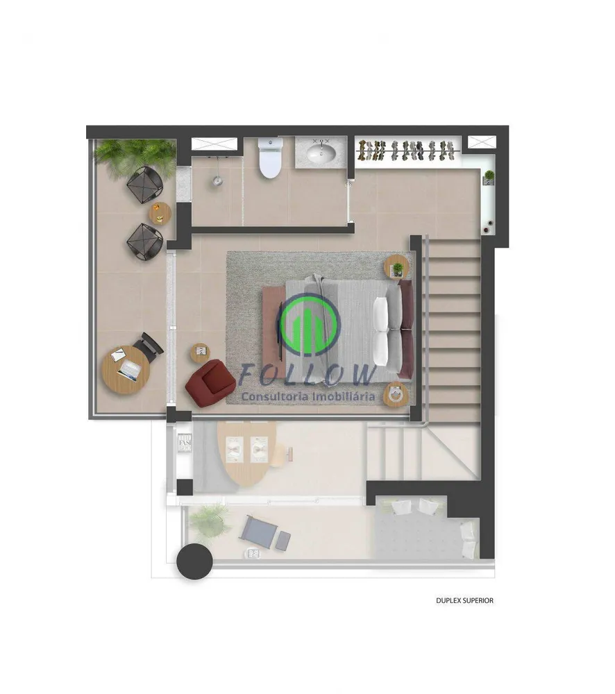Apartamento, 1 quarto, 25 m² - Foto 12