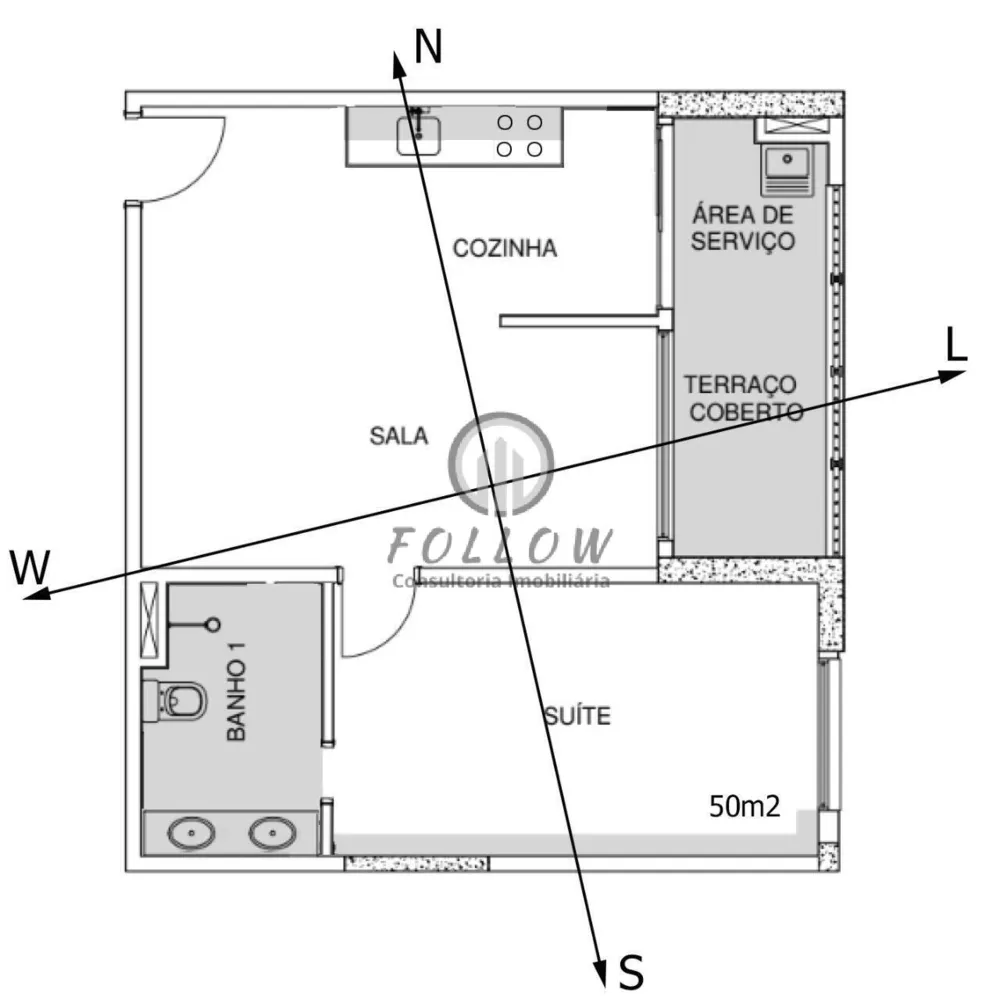 Apartamento, 1 quarto, 50 m² - Foto 16