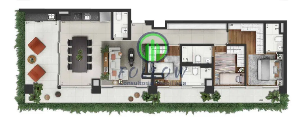 Apartamento, 2 quartos, 131 m² - Foto 7
