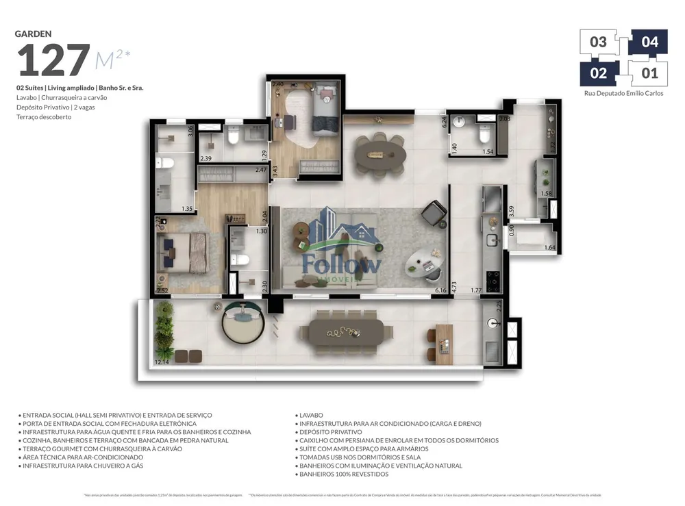 Apartamento, 127 m² - Foto 8