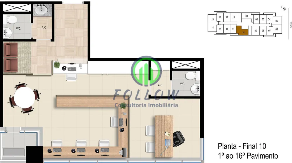 Sala-Conjunto, 42 m² - Foto 5