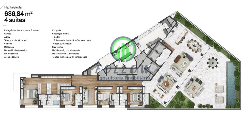 Apartamento, 4 quartos, 472 m² - Foto 7