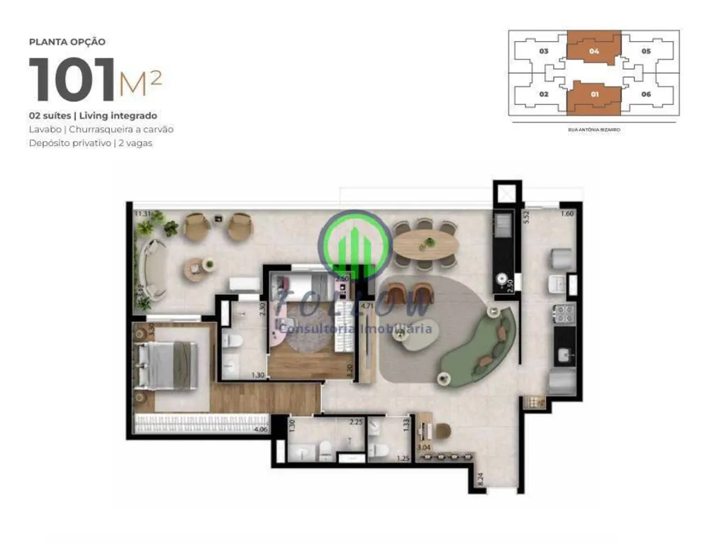 Apartamento, 3 quartos, 140 m² - Foto 12