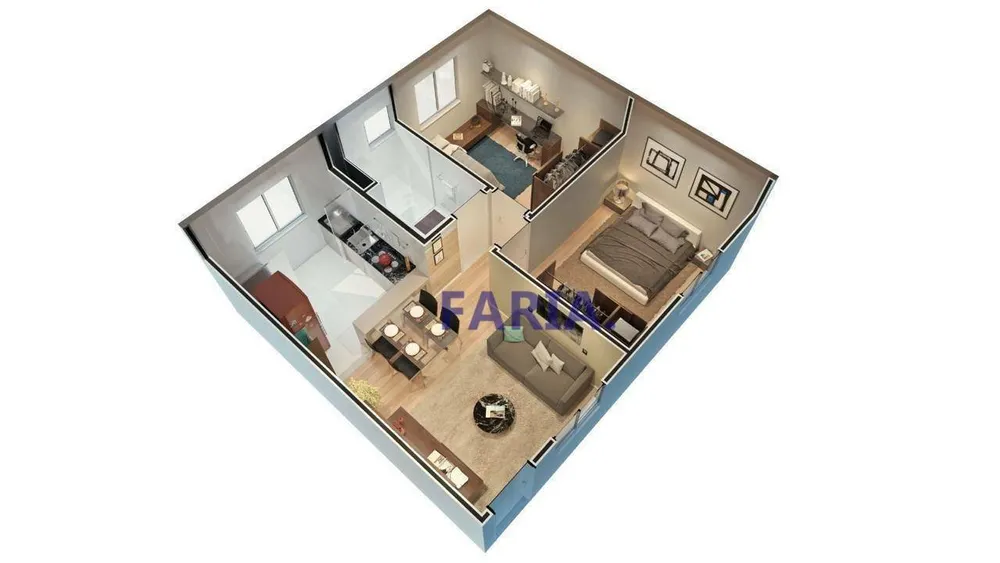 Apartamento, 2 quartos, 46 m² - Foto 1