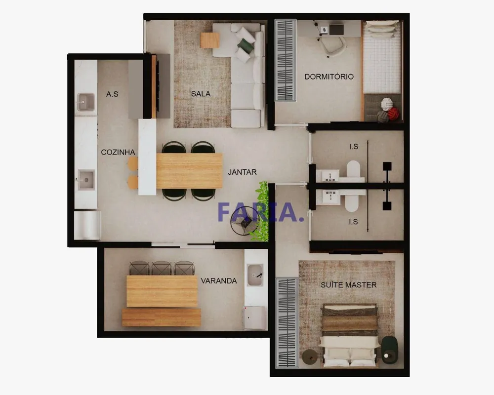 Apartamento, 2 quartos, 70 m² - Foto 5
