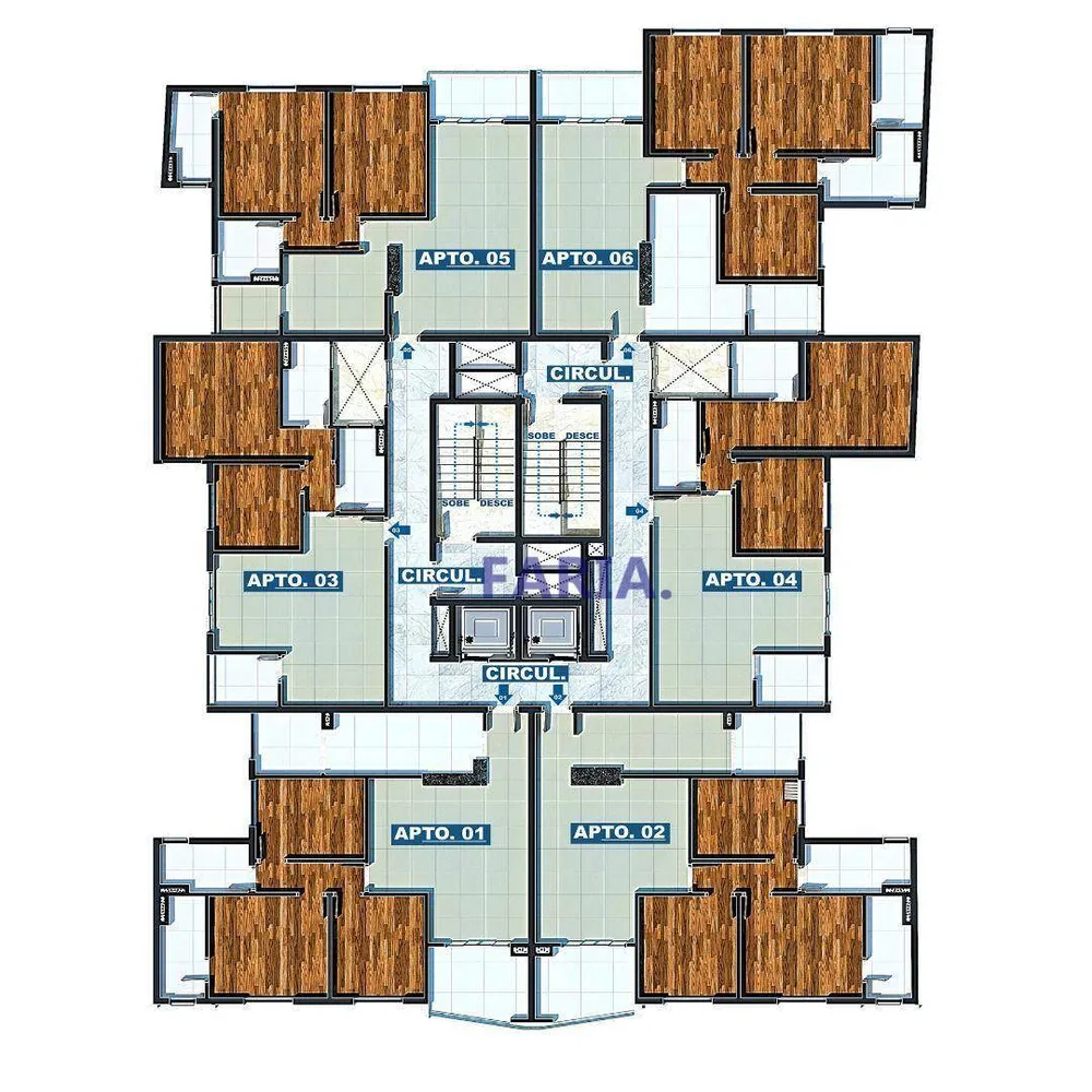Apartamento, 3 quartos, 107 m² - Foto 1