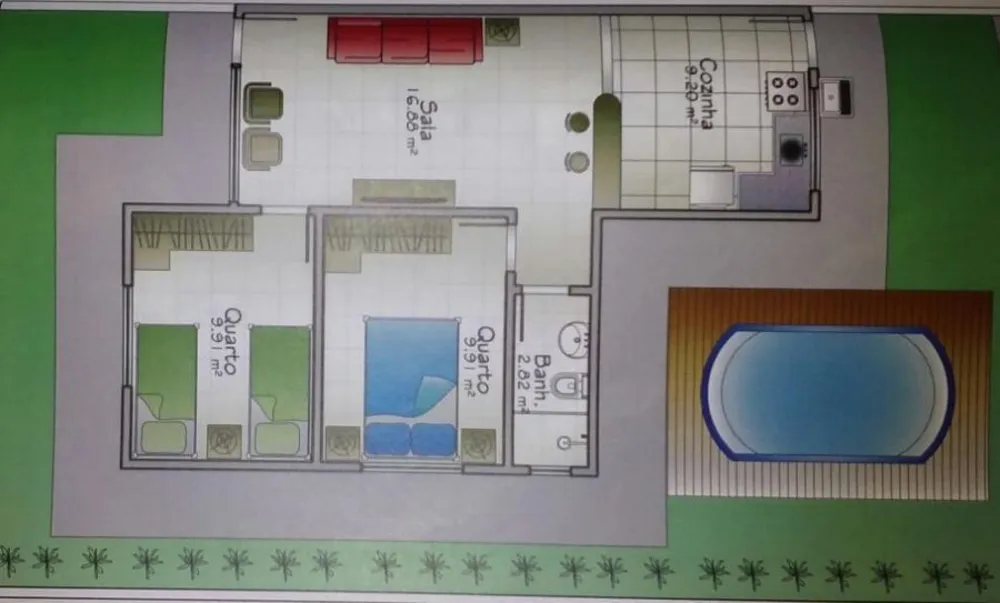 Casa de Condomínio, 3 quartos - Foto 4