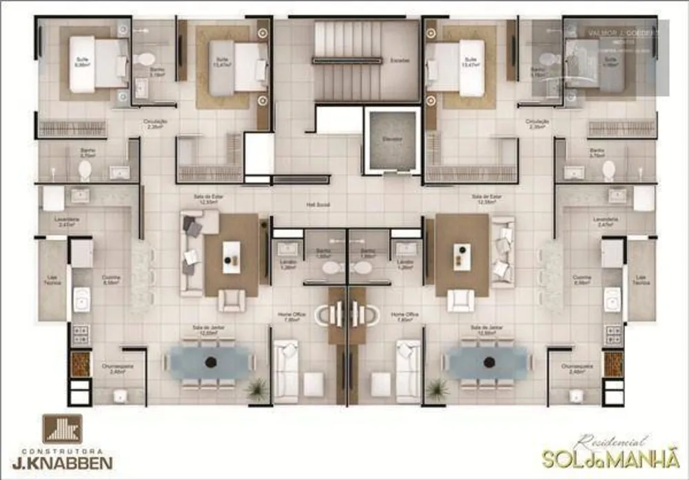 Apartamento, 2 quartos, 92 m² - Foto 3
